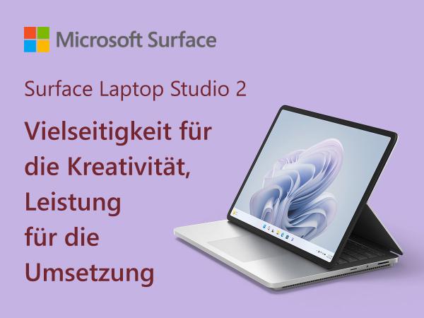 Produktbild Microsoft Surface Laptop Studio 2 (14.40", Intel Core i7-13700H, 16 GB, 512 GB, CH)