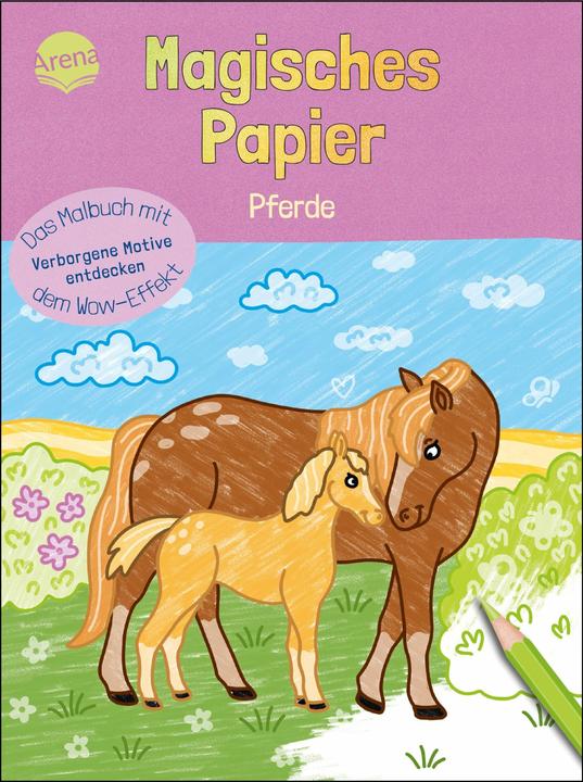 Image du produit Papier magique - Le livre de coloriage à l'effet "wow". Chevaux