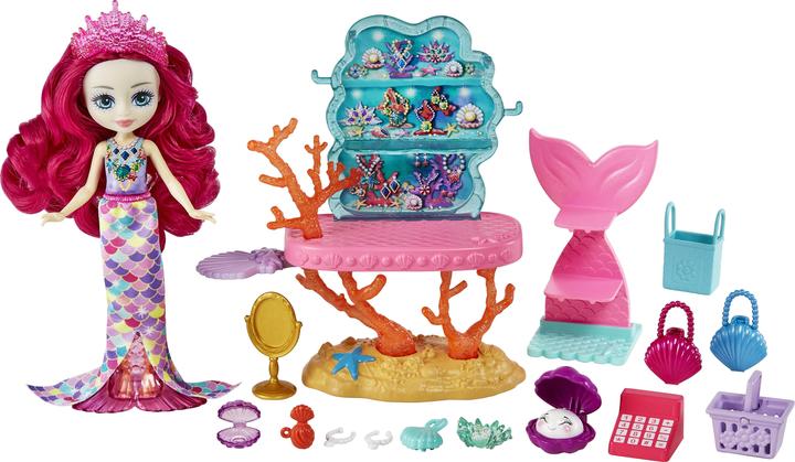 Produktbild Enchantimals Meerjungfrauen-Schätze Shop inkl. Milagra Mermaid Puppe