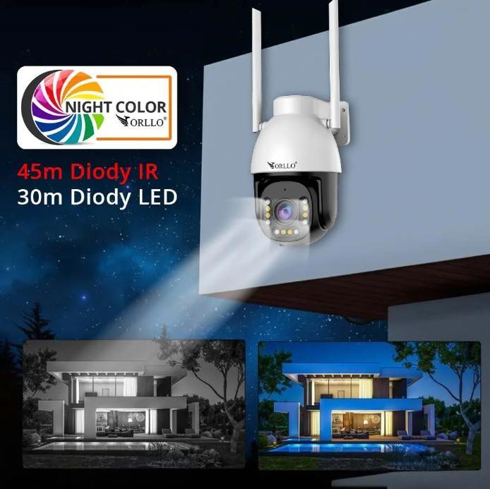 Actual product image Orllo Outdoor Rotatable Zoom IP Camera x10 Z9 ULTRA
