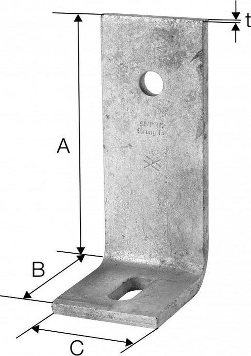 Produktbild Simpson Sst Betonwinkel, Typ P (Winkelverbinder, 1 Stk.)