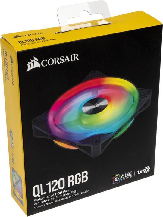 Productafbeelding Corsair iCUE QL120 RGB (120 mm, 1 x)