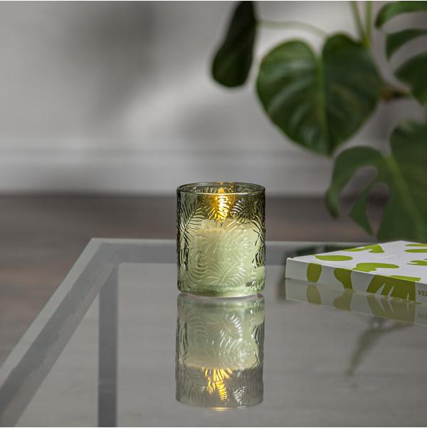 Produktbild Star Trading LED Pillar Kerze Flamme Leaf (1 x)