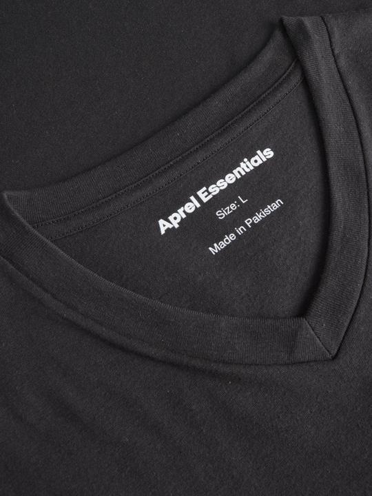Actual product image Aprel 3-pack Unicoloured V-neck T-shirt T-shirt (XXL)