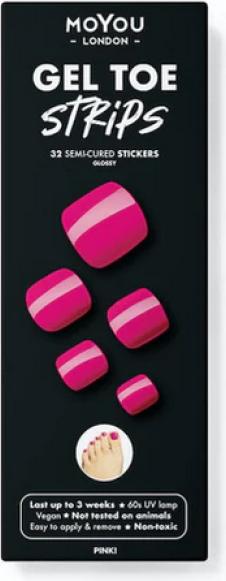 MoYou London Gel Toe Strips Pink!