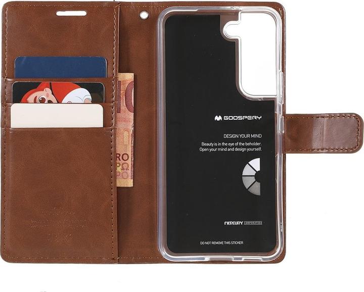 Produktbild Galaxy S22+ - Blue Moon Etui Hülle braun (Samsung Galaxy S22+)