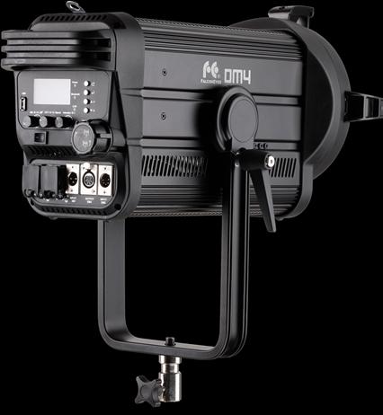 Actual product image Falcon Eyes RGB LED Fresnel Spot Dimmable DM4 400W