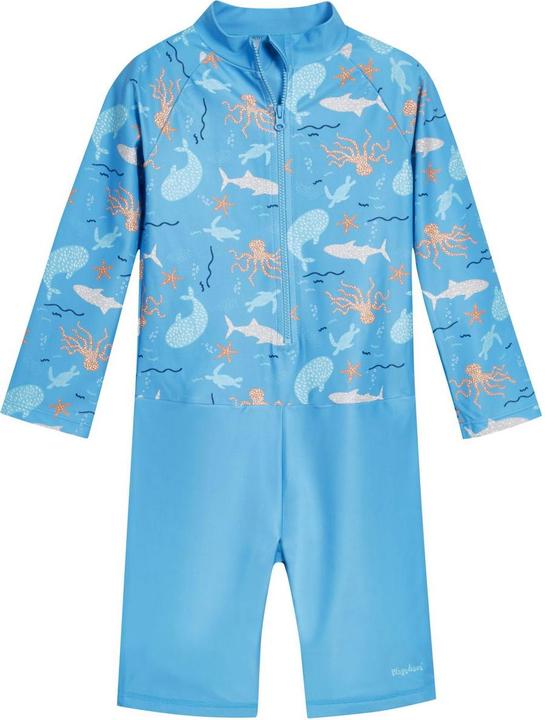 Playshoes Kid's UV-Schutz Einteiler L/S Meerestiere (80)