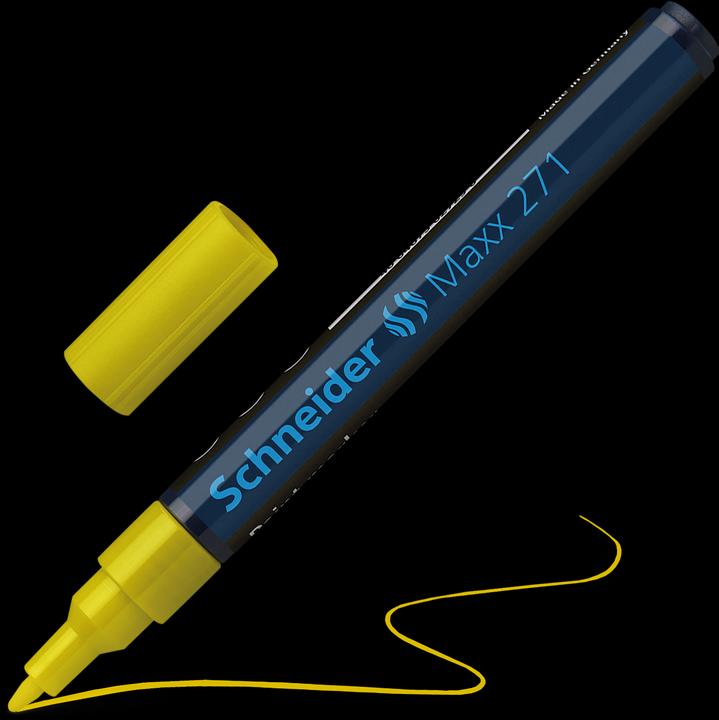 Produktbild Tajima Schneider Oil Marker Maxx 271, Yellow (Gelb, 2 mm, 1 x)