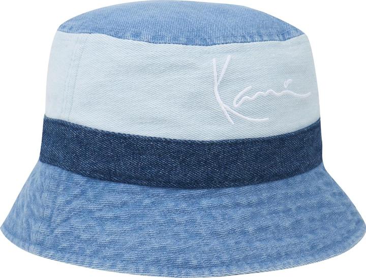Produktbild Karl Kani KKWACCQ221010BLU Signature Block Denim Bucket Hat blue (One Size)