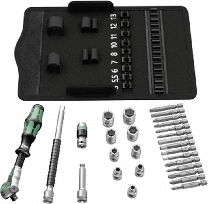 Immagine prodotto Wera 8100 SA 6 Zyklop Speed Ratchet Set (13 mm, 11 mm, 12 mm, 10 mm)
