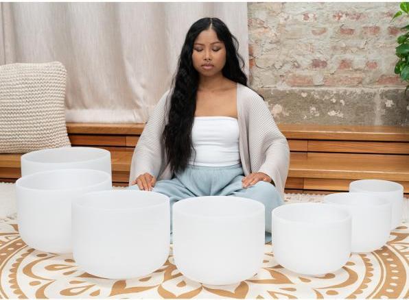 Produktbild Meinl Kristall Klangschalen Chakra Set (Klangschale)