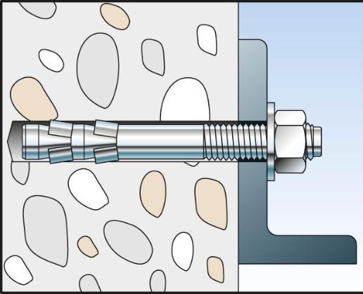Produktbild Fischer Bolzenanker R 88715 EXA 10/ 45 Stahl galvanisch verzinkt/Spreizclip A 2 (50 Stk.)
