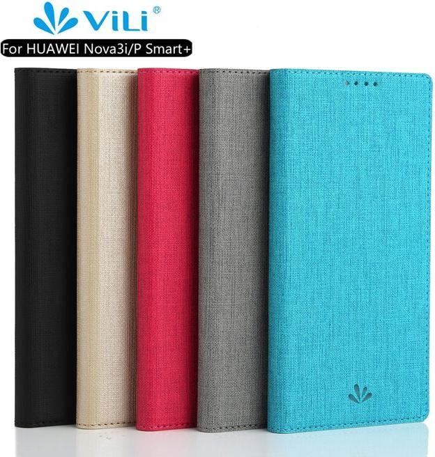 Image du produit MU Classic Pochette de couverture de livre en cuir (Huawei P Smart+)