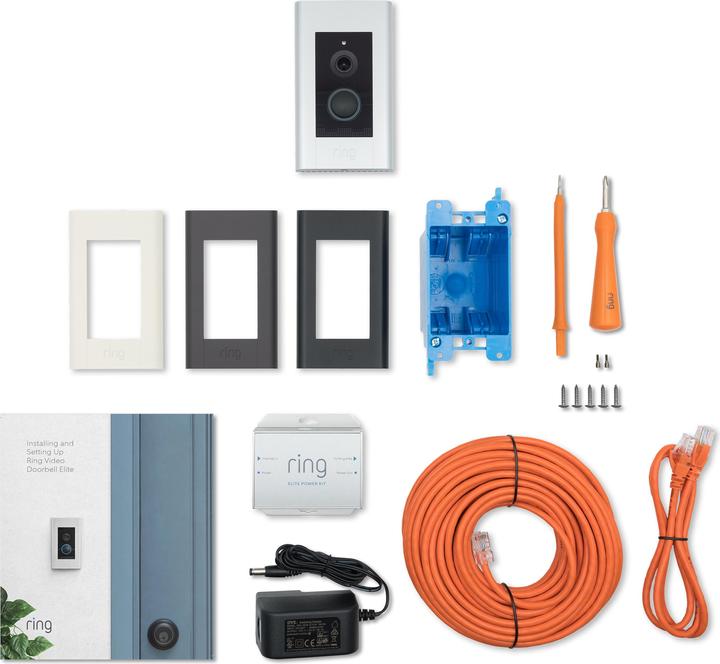 Actual product image Ring Video Doorbell Elite (Wi-Fi, Ethernet, App)