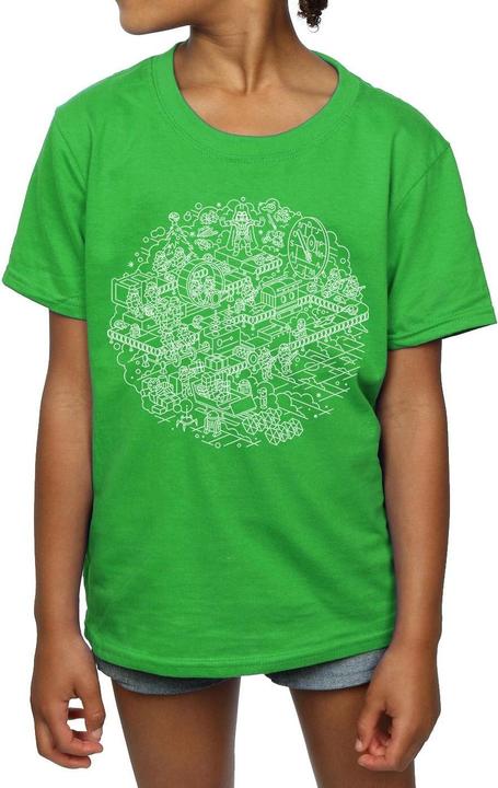 Immagine prodotto Star Wars Christmas Death Star Maglietta Ragazze (140, 146)