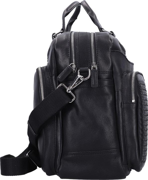 Actual product image Bugatti Woven briefcase leather 48 cm