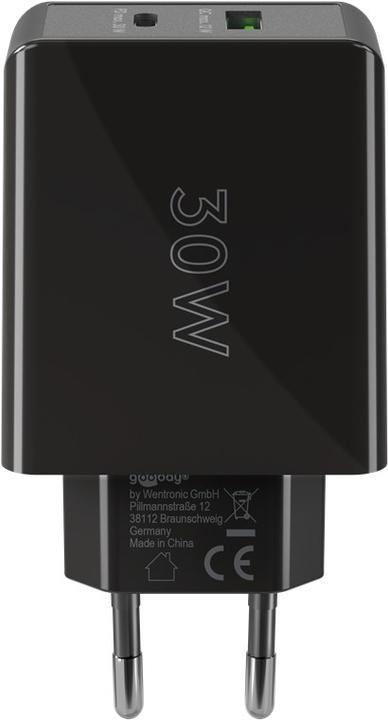Actual product image Goobay Dual USB Quick Charger (30 W)