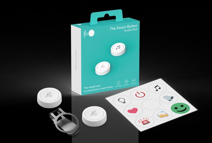 Actual product image Flic 2 Bluetooth Smart Button Double Pack