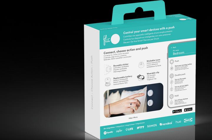 Actual product image Flic 2 Bluetooth Smart Button Double Pack