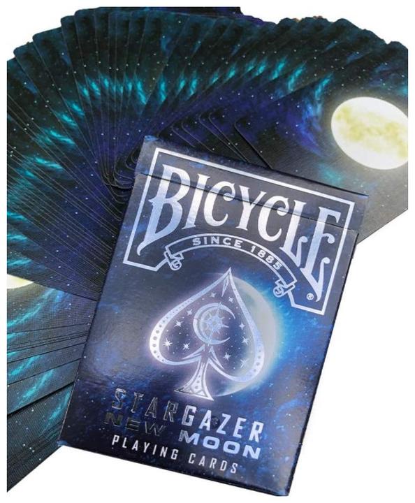 Actual product image Bicycle Stargazer New Moon, 52 playing cards plus 2 Jokers (English)