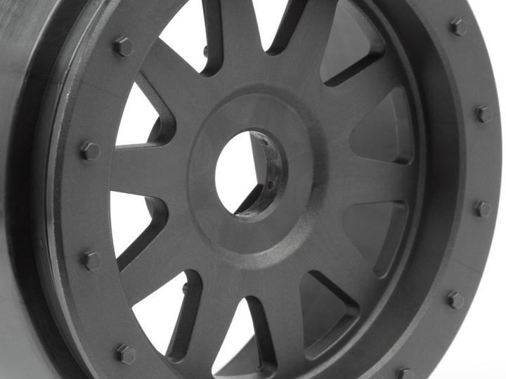 Actual product image HPI Super 5SC 57.TR-10 GLUE-LOCK WHEEL GUNMETAL (120x60mm/2pcs
