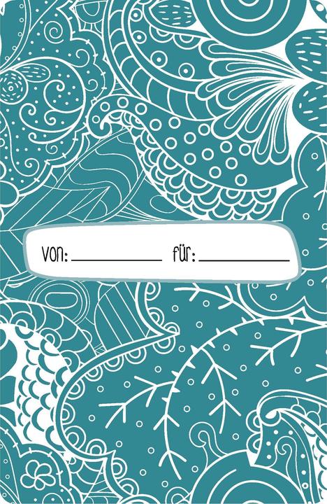 Actual product image 50 cards to colour in - Creative patterns
