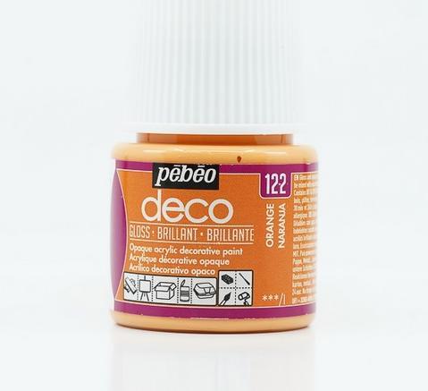 Image du produit Pebeo Deco Couleur acrylique brillante (Orange, 45 ml)