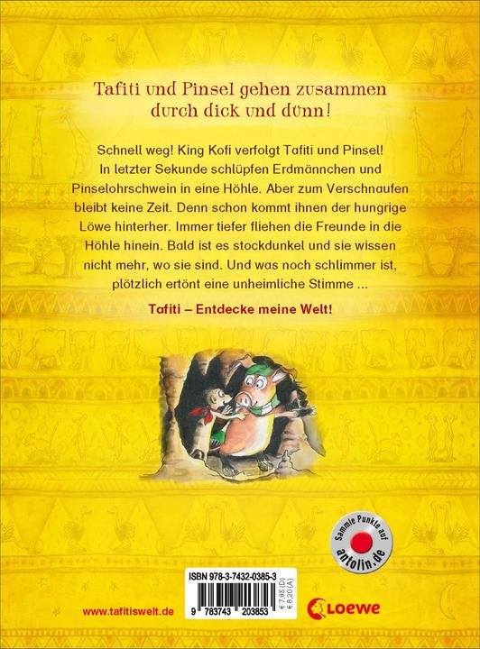 Immagine prodotto Tafiti und die Geisterhöhle (Tedesco, Julia Boehme, Julia Ginsbach, Loewe Prima lettura autonoma, Tafiti, 2020)