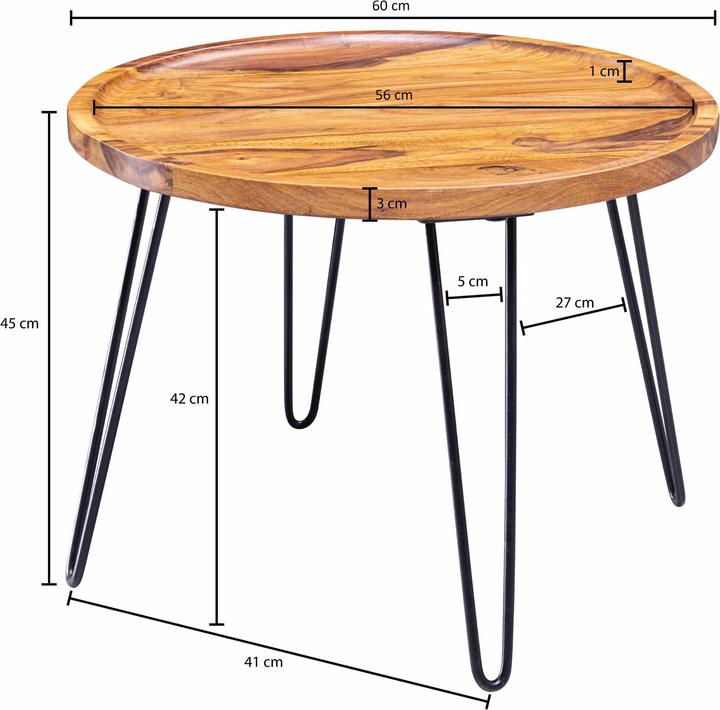 Actual product image Wohnling sheeshame (Ø 60 x 45 cm)