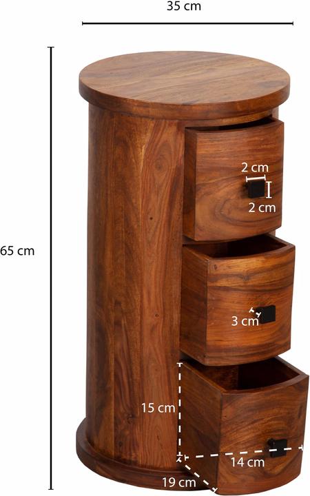 Produktbild Wohnling Sideboard (35 x 35 x 65 cm)