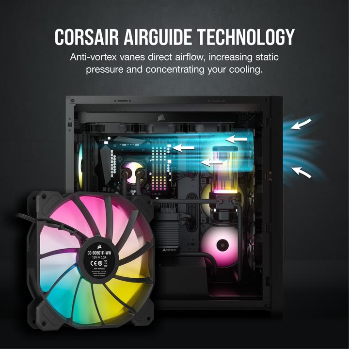 Image du produit Corsair SP140 RGB Elite (140 mm, 1 x)