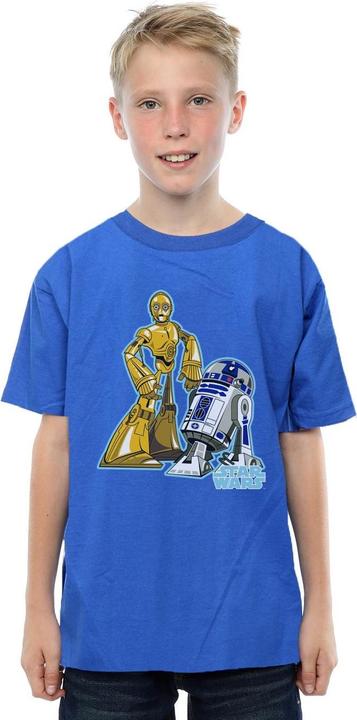 Produktbild Star Wars C3PO And R2D2 Character TShirt Jungen (140, 146)