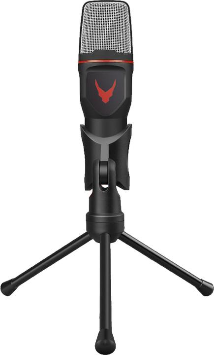 Immagine prodotto Varr Microfono da gioco con supporto per treppiede, connessione jack, nero, cavo