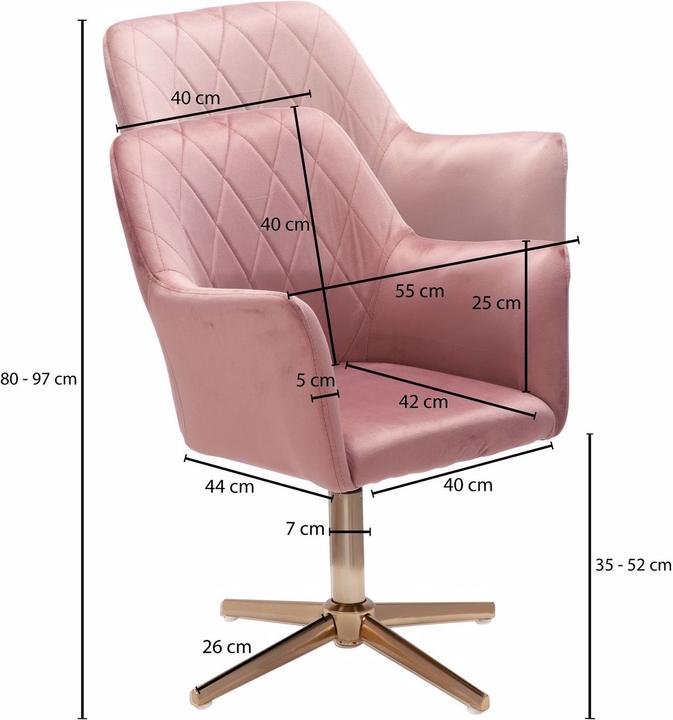 Actual product image Wohnling Drehstuhl