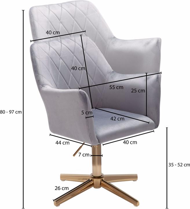 Image du produit Wohnling Drehstuhl
