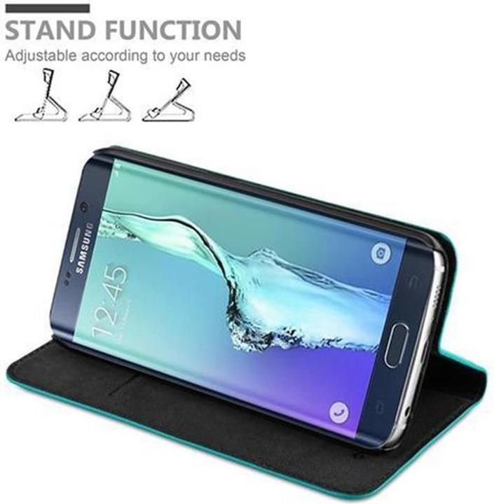 Actual product image Cadorabo Book Invisible Magnet Cover (Samsung Galaxy S6 Edge)