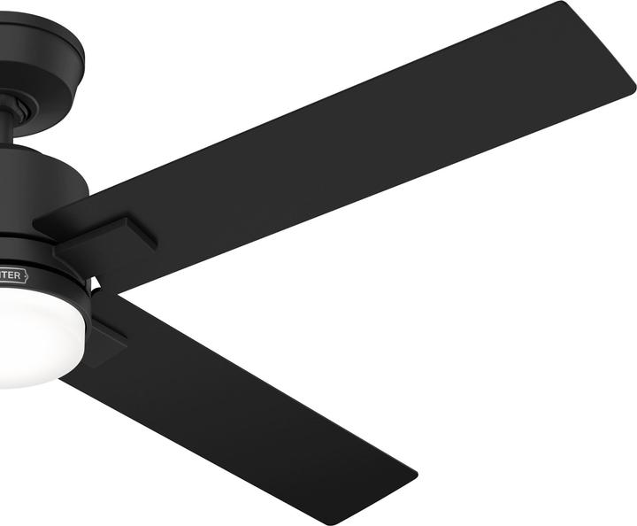 Actual product image Hunter Fans DC Deckenventilator Mila Schwarz mit LED & Fernbedienung (44 dB)