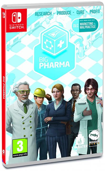 Actual product image Positech Big Pharma (Switch, Switch Lite, Switch OLED, Multilingual)