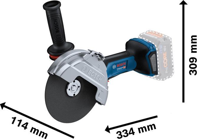 Image du produit Bosch Professional GWS 18V-180 P L-BOXX (180 mm)