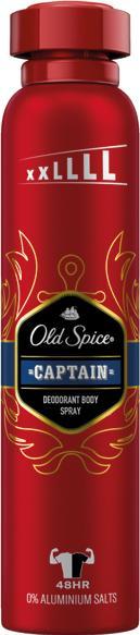 Old Spice Déodorant en spray 250ml Captain (Spray, 250 ml)