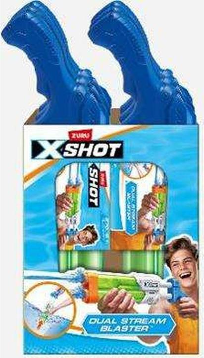 Actual product image Zuru Water pistol X-Shot Small Quad Stream Blaster 13 x 40 x 5 cm