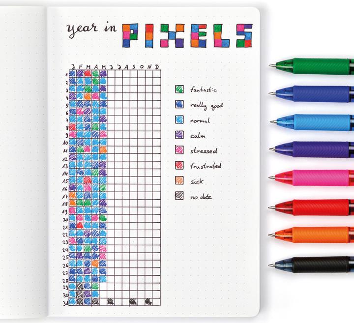 Actual product image Pentel EnerGel X (Violet, 1 x)