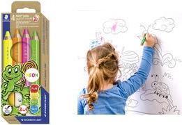 Actual product image Staedtler Coloured pencil case 4pcs neon assorted (Multinational, 4 x)