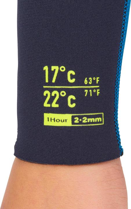 Actual product image Olaian SWS100TW 2/2 JR Surf wetsuit NAV (2 mm, 128)