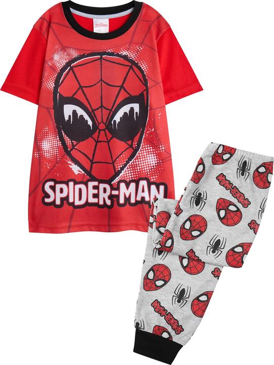 Produktbild Spiderman Schlafanzug mit langer Hose Jungen kurzärmlig (134)