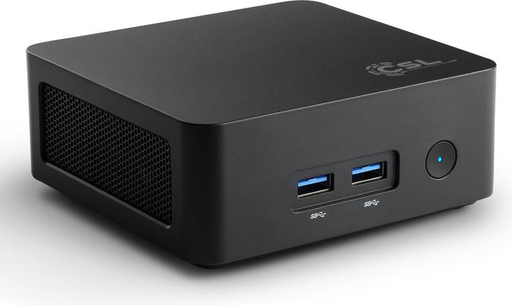 Produktbild CSL Narrow Box Black (Intel N100, 8000 GB, 4000 GB, Intel UHD Graphics)