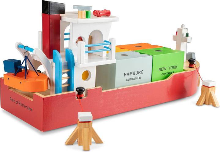 Produktbild New Classic Toys Containerschiff
