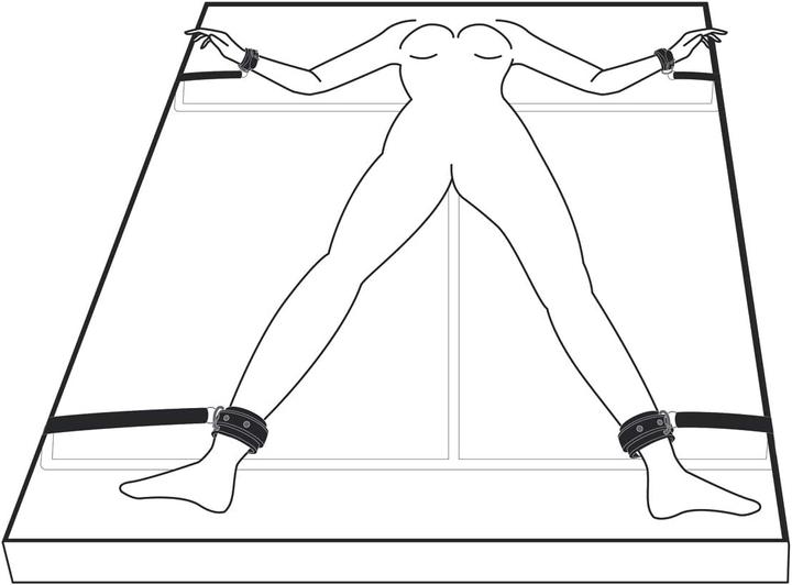 Actual product image Easytoys Bed Restraint Set