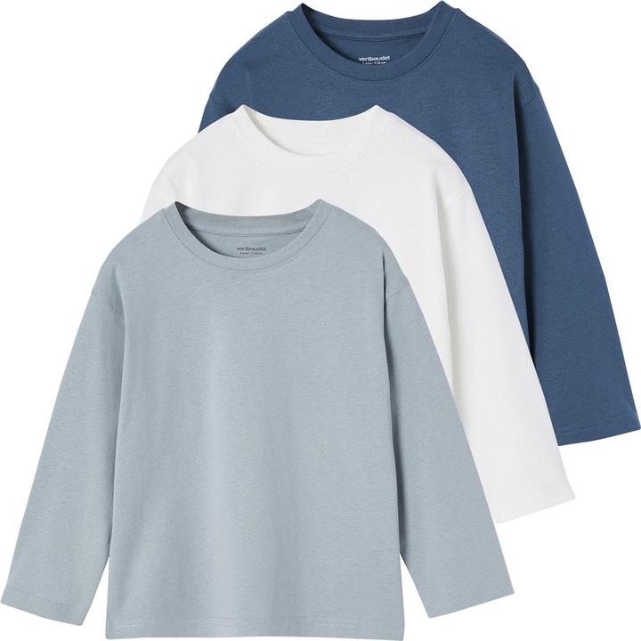 Actual product image Vertbaudet 3-pack of boys' Basic cotton shirts (128)